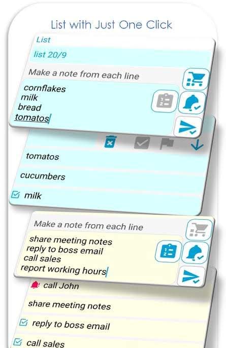ListiClick App - Fastest List, Notepad & ToDos screenshot 3