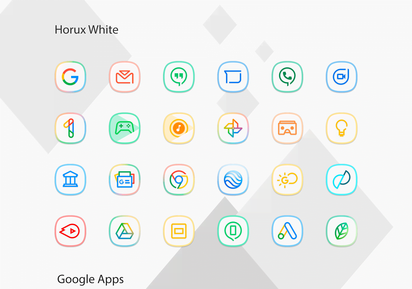 Horux White - Icon Pack screenshot 2