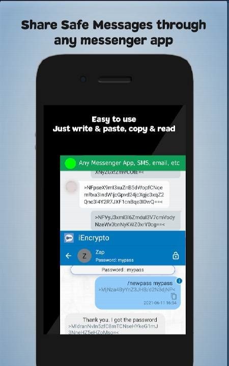 iEncrypto - Protection Layer for any Messenger screenshot 1