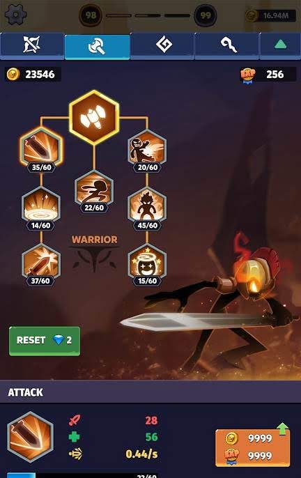 Idle Stickman Heroes: Monster Age screenshot 4