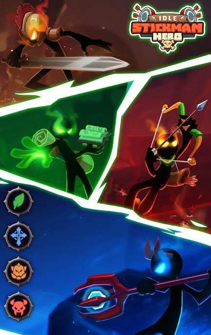 Idle Stickman Heroes: Monster Age screenshot 3