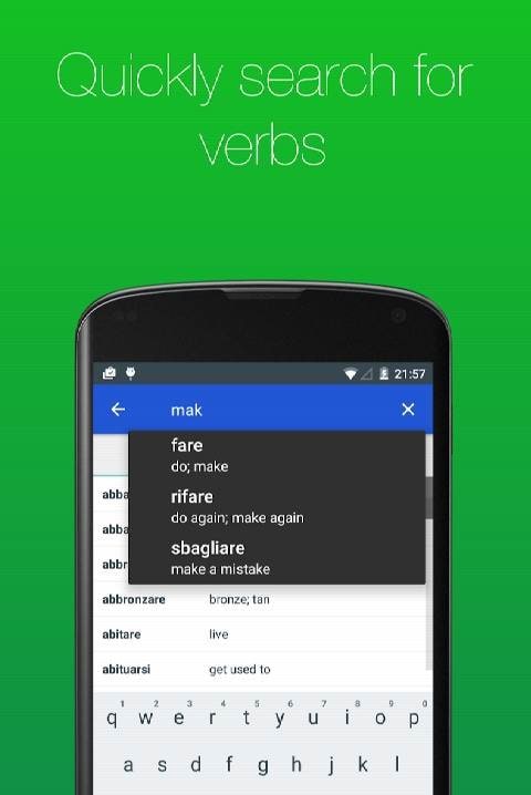 Italian Verb Conjugator Pro screenshot 3