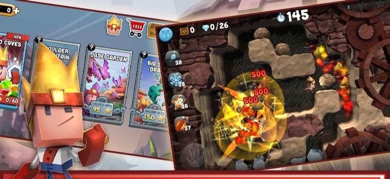 Boulder Dash® 30th Anniversary gameplay screenshot 1
