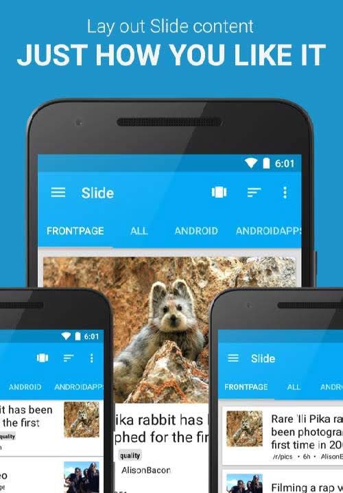 Slide for Reddit screenshot 1