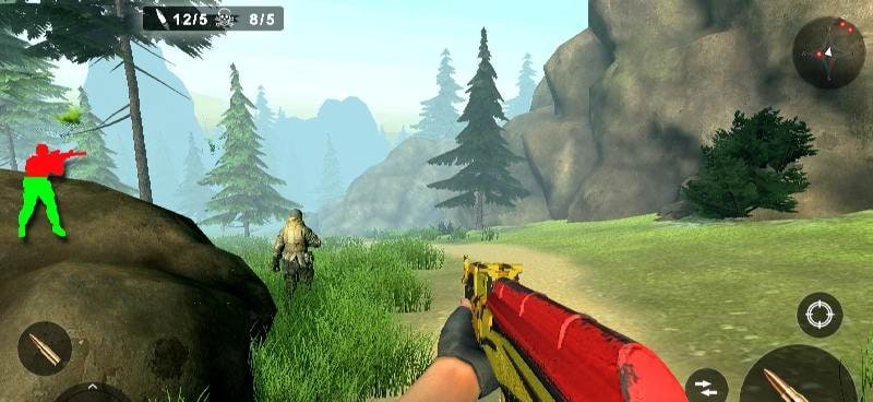 Jungle Counter Attack: US Army Commando Strike FPS gameplay screenshot 1