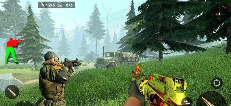 Jungle Counter Attack: US Army Commando Strike FPS gameplay screenshot 4