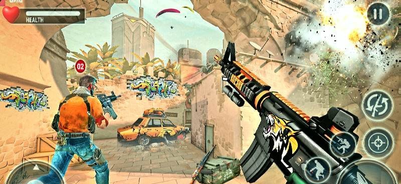 Bravo Shooter: Gun Fire Strike gameplay screenshot 2