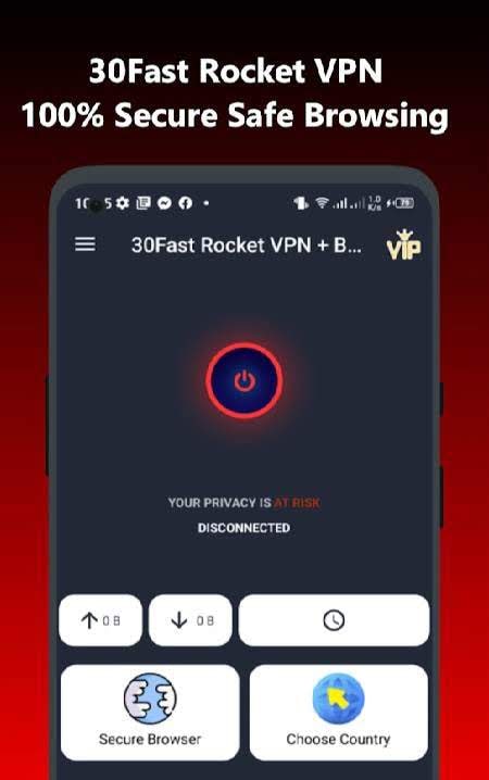 30Fast Rocket VPN Pro | Fast & Worldwide Proxy VPN screenshot 1