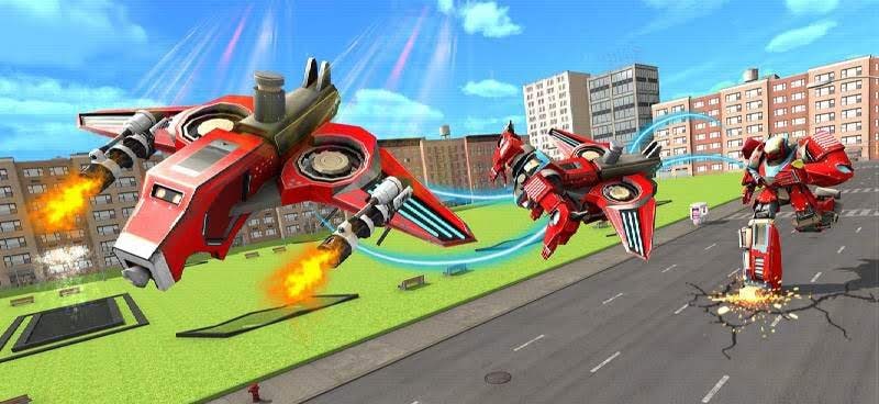 Drone Robot Car Game - Robot Transforming Games screenshot 3
