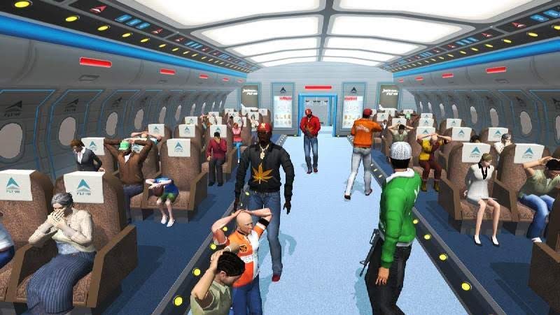 Passenger Airplane Games : Plane Hijack screenshot 1