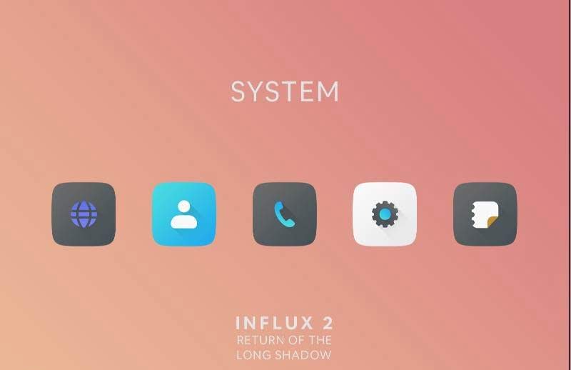 Influx 2: Return Of The Long Shadow - An Icon Pack screenshot 4