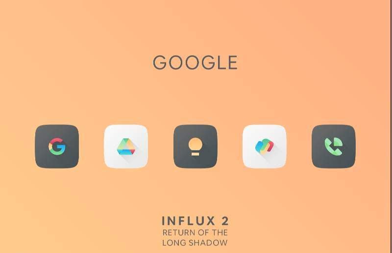 Influx 2: Return Of The Long Shadow - An Icon Pack screenshot 2
