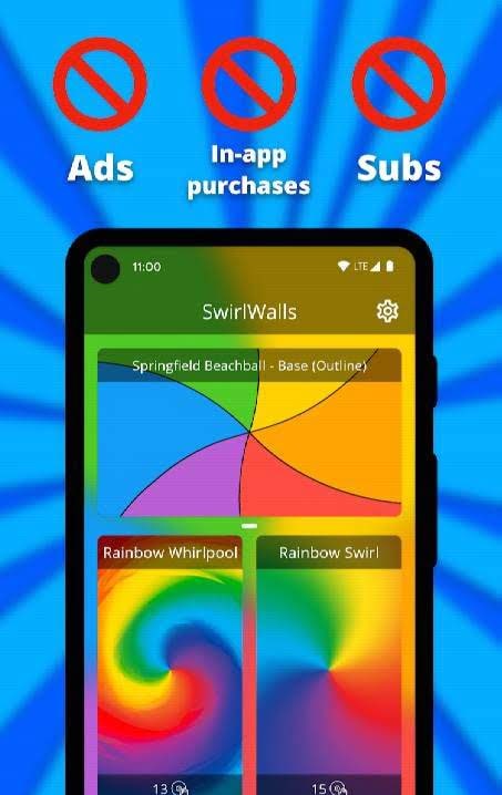 SwirlWalls: Interactive UHD Wallpaper Backgrounds screenshot 4