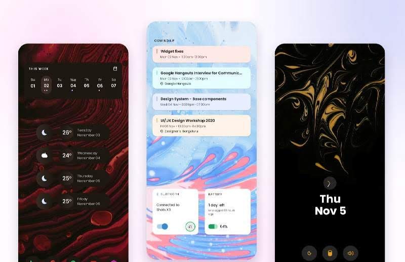Poppins KWGT screenshot 3