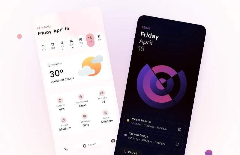 Poppins KWGT screenshot 1