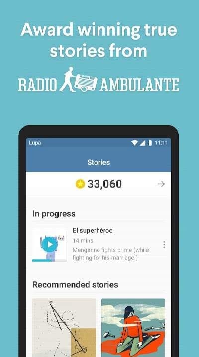 Lupa: Advanced Spanish Listening screenshot 2
