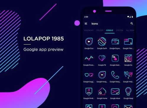 Lolapop 1985 Iconpack screenshot 4