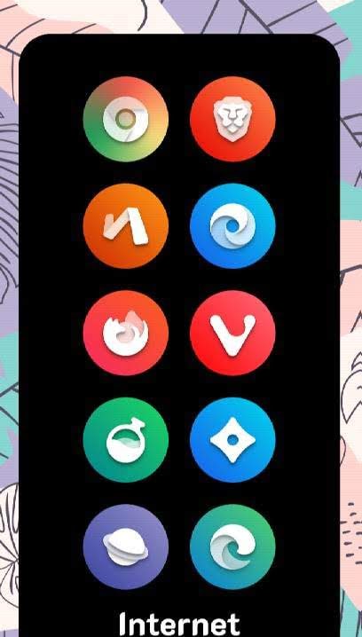 Galica Adaptive Icon Pack screenshot 1