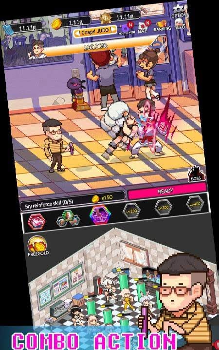 RETRO SCHOOL: Epic idle screenshot 2