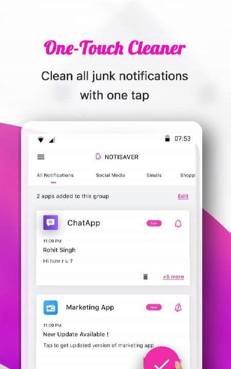 NotiSaver: Stop Receiving Junk Notifications screenshot 3