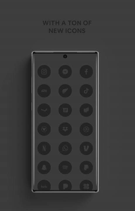 Blackout - A Premium Flatcon Icon Pack screenshot 2