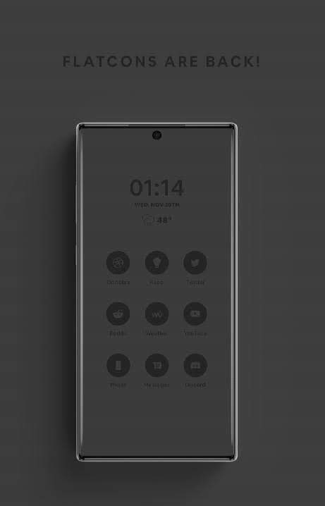 Blackout - A Premium Flatcon Icon Pack screenshot 1