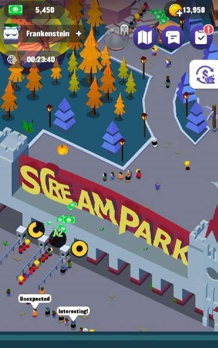 Idle Scream Park screenshot 1