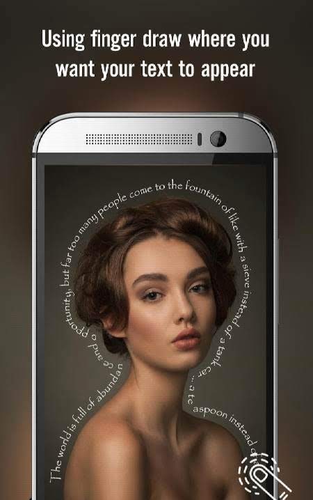 Curve Text - Swipe to Type screenshot 2