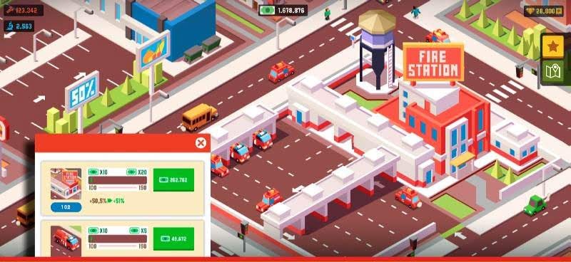 Idle Firefighter Empire Tycoon - Management Game screenshot 3