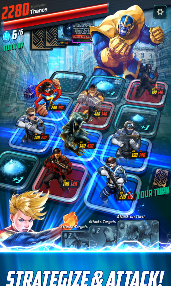 MARVEL Battle Lines gameplay screenshot 4