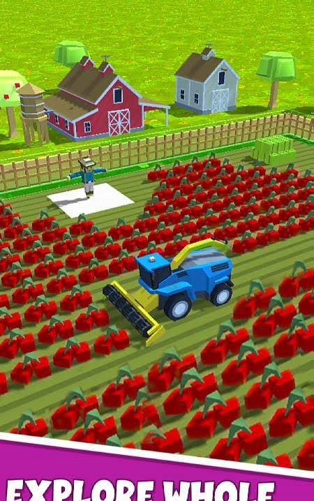 Farming .io - 3D Harvester Game USA screenshot 4
