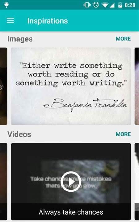 Inspirations - Motivational Quotes, Stories, Videos screenshot 2