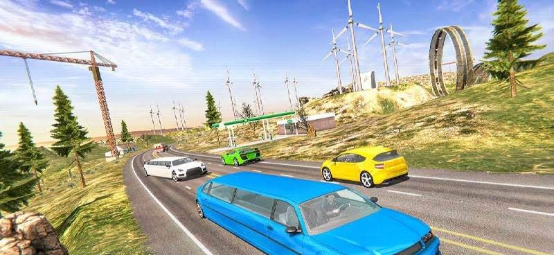 Limousine Taxi Driving Game screenshot 1