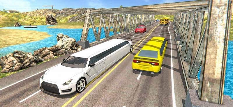 Limousine Taxi Driving Game screenshot 2