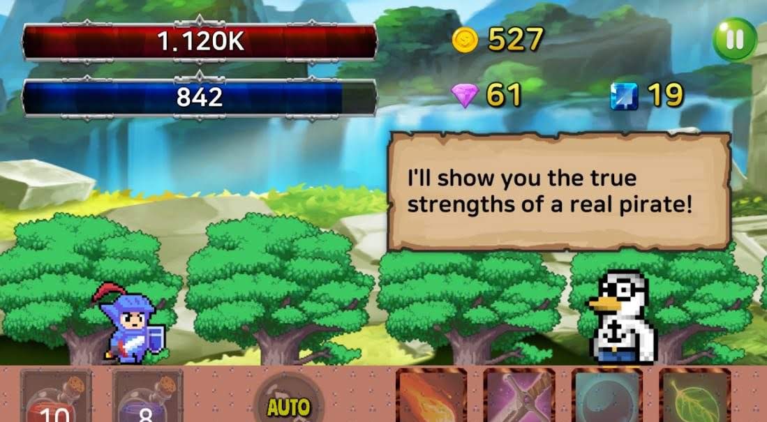 Angry Baby - Side-scroll Idle RPG screenshot 3