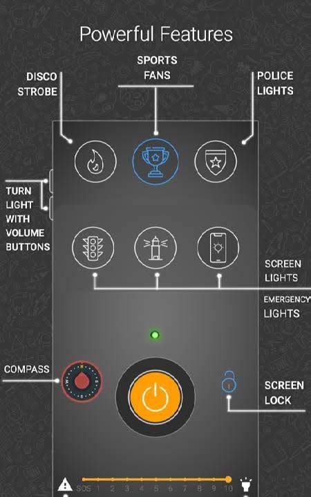 Fans Flashlight screenshot 1