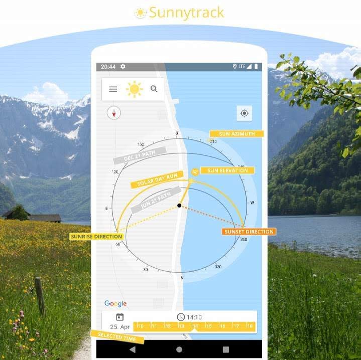 Sunnytrack - plan Sun Position and Shadows screenshot 2
