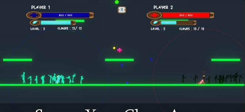 Clone Warfare: Stickman Ragdoll Fighting Game screenshot 2