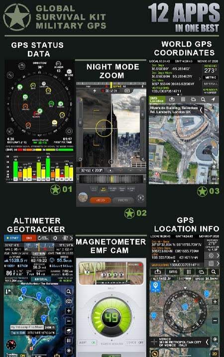 Global Survival Kit Military GPS screenshot 2