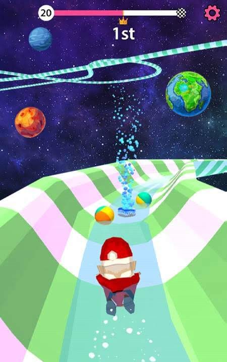 Aqua Path Slide Water Park Race 3D Game screenshot 4