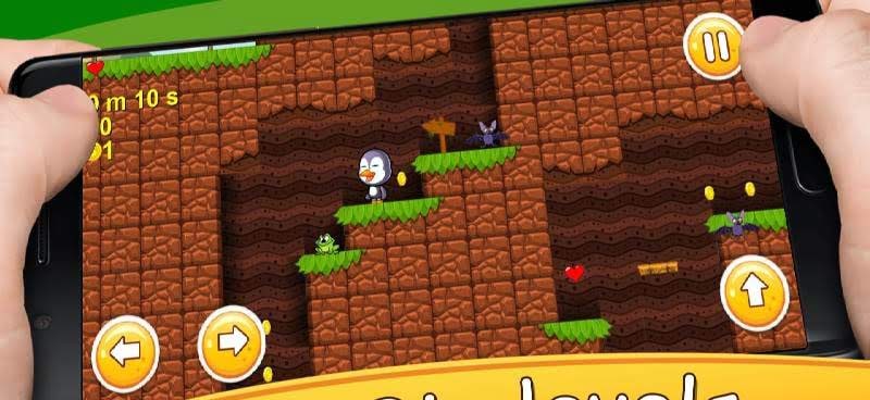 Penguin Bobby Run Platformer 2021 screenshot 2