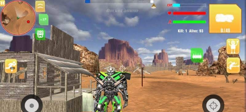 Robot War Free Fire - Survival battleground Squad screenshot 4