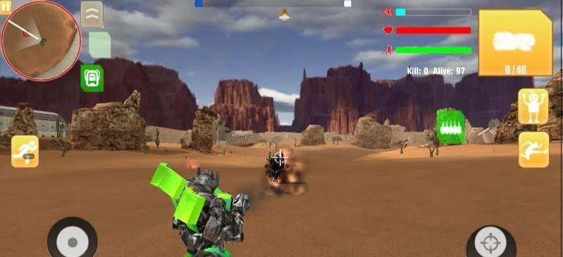 Robot War Free Fire - Survival battleground Squad screenshot 3