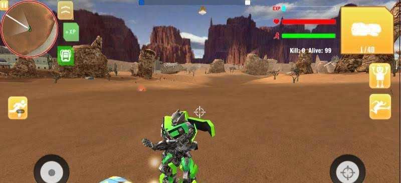 Robot War Free Fire - Survival battleground Squad screenshot 1