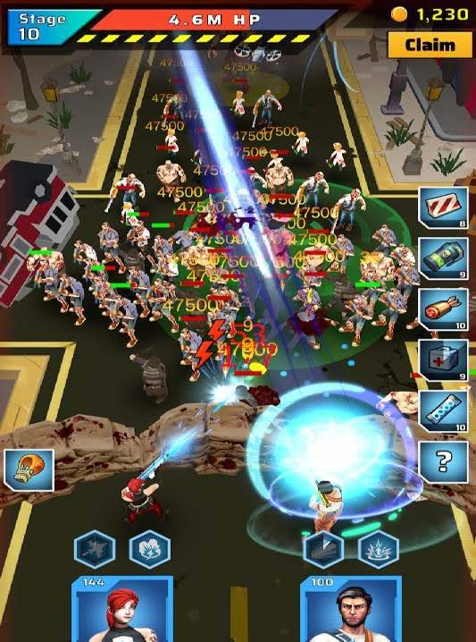 Zombie Defender: Idle TD & Mow zombies screenshot 3