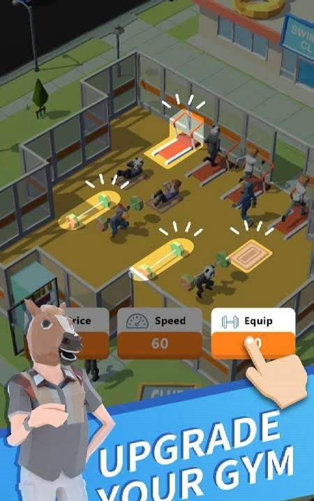 Idle Gym - fitness simulation game screenshot 3