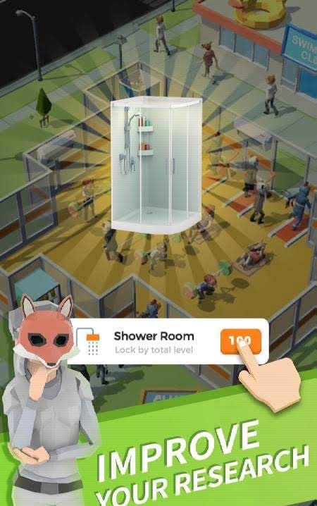 Idle Gym - fitness simulation game screenshot 4