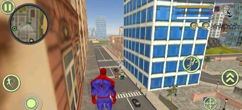 Super Rope Hero Spider Open World Street Gangster screenshot 4