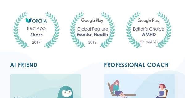 Wysa: stress, depression & anxiety therapy chatbot screenshot 2