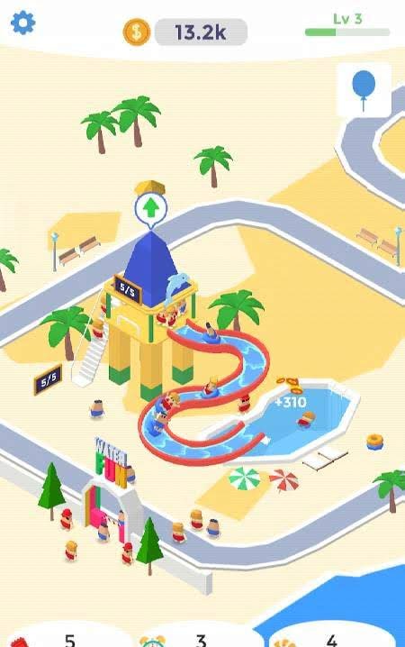 Idle Aqua Park screenshot 1